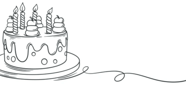 Outline:7qpoqihx_Nw= Cake Clipart