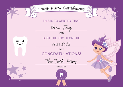 Free Printable:1jxjcip77yu= Tooth Fairy Letter