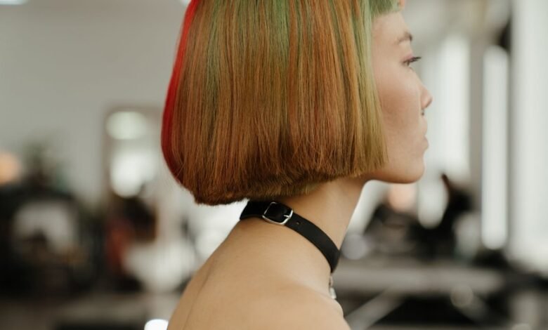 low maintenance thick hair bob